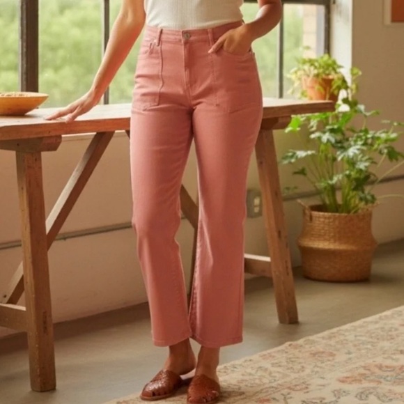 Joie Denim - Joie Crop Jeans in Guava | Wide Leg Crop | High waist | Sz 25
